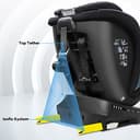 Reecle I-Size Silla de Coche Giratoria 360 con ISOFIX, 40-150cm (0~36kg), Aprox. 0-12 años (I-Size, Negro(R129)) - 5