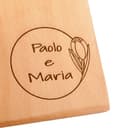 InciDesign Tagliere in Legno di Faggio Personalizzato - Idea Regalo per Festa del Papà,Matrimonio,Compleanno-Prodotto Made in Italy-30x17 cm - 5