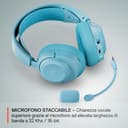 SteelSeries Arctis Nova 3P - Cuffie da gioco multipiattaforma wireless - Controllo via app - Batteria 40h - Driver magnetici al neodimio - 2,4GHz/BT - Mic staccabile - PS5, PS4, PC, Switch - Acqua - 8