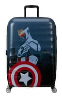 American Tourister Marvel Legends FL - Spinner L Koffer, 77 cm, 96 L, Mehrfarbig (Captain America City) - 1