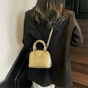 Fryloo Borse Borsa A Mano da Donna di Lusso in Pelle Pu, Tracolla E per Ufficio, Viaggio Uso Quotidiano, Elegante Spaziosa, Leggera-Rosa - 3