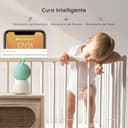 BOIFUN 2K Baby Monitor WiFi, Telecamera 360° con Luci Notturne e Display LCD 5" 3MP, Controllo da App e Monitor, Auto Tracking, Rilevamento Movimento e Suono IA - 6