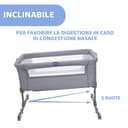 Chicco Next2Me Essential Culla Neonato Fianco Letto, Culla Co-Sleeping, Compatibile con Diversi Letti, Altezza Regolabile, Buona Circolazione dell'Aria, Materasso e Borsa inclusi, 0-6 Mesi, Grigio - 9
