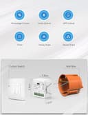 [Funzione Percentuale]Interruttore Tapparelle WiFi,Modulo Comando Smart per Tapparelle Elettriche, Controllo App Smart Life, Comando Vocale Tramite (2) - 8