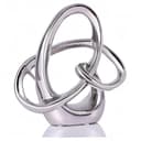 Statua moderna in ceramica con decorazione argentata, decorazione astratta per la casa, per soggiorno, camera da letto, bagno, ufficio, mensola, caminetto, matrimonio, tavolino da caffè, sala da - 8