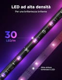 Govee Luci LED Retroilluminazione TV 2 Ritagliabili Su Misura, Striscia RGBWIC 4,4m per TV 32-70 Pollici, 210+ Scene, Sincrono Musica, App, Compatibile Matter, DIY - 3