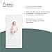 Babymoov Cosy'Lite Ergonomic Baby Mattress 70 x 140 cm - Optimal Comfort and Support for Spine and Round Head - High Density Foam 10 cm - Removable Cover - Oeko-Tex Certified - 4