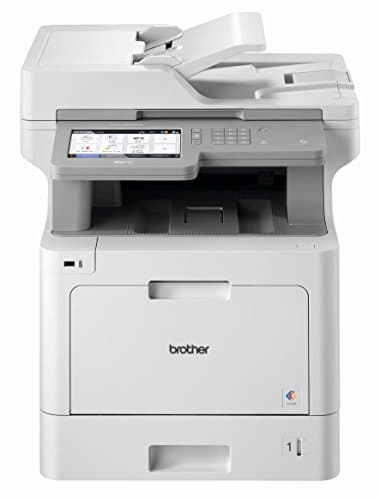Brother MFC-L957 0cdw professionale 4 in 1 multifunzione laser a colori (stampante, scanner, fotocopiatrice, Fax), colore: bianco/grigio