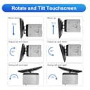 Android 12 Autoradio mit Navi 10.1 Zoll Bildschirm Eingebaut DAB+ Android Auto & Wireless Carplay Doppel Din Radio Auto Radio Touch Display mit Bluetooth 8 Core 2G+32G Rom WiFi 4G GPS AM/FM RDS 2din - 7