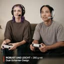 SteelSeries Arctis Nova 3P Wireless - PS5 Headset & PC Gaming Headset – App-Steuerung – 40 Std. Akku – Neodym-Magnet-Treiber – 2,4 GHz/Bluetooth – Abnehmbares Mikrofon – Für PS5, PC, Switch - Schwarz - 5