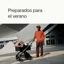 Bugaboo Capota ventilada Dragonfly, extensible para una protección adicional y una protección solar óptima, repelente al agua, Pine Green - 7