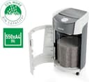 Leitz IQ OptiMax Office 550 P5 Micro-Cut Paper Shredder, Unique Bin Rotation Technology, 33% More Bin Capacity, 550 x A4 Sheets In Bin (35L), Shreds 12-10 Sheets (70-80 gsm), 120-Minute Run Time - 5