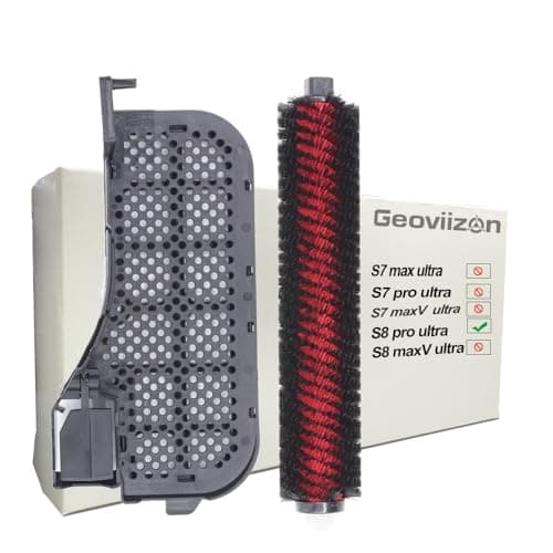 Geoviizon Wartungsbürste & Wasserfilter Assembly Zubehör Kompatibel mit Roborock S8 Pro Ultra Vollständig automatische Empty Wash Fill Dock (für S8 Pro Ultra)