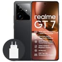 realme GT7, 5G, Smartphone, 12+256GB, 7000 mAh Battery, 120W Charge, Dimensity 9400e Chipset, IMX906 50MP Camera, AI Planner, 6000nits Pro-Esports 120Hz Display, IP69, Black, Amazon Exclusive - 1
