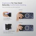 COMITOK MOCA iPhone 17 Pro Camera Grip No Need App for iOS26, Compatible iOS17 and iOS18, Fun Shot Magnetic Grip for Phone Native Camera with Anti-Drop Detachable Remote and Convenient Keychain Hook - 4