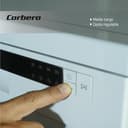 Corbero - Lavavajillas Plus 60 cm | CLVM605W | 12 Servicios| 6 Programas | 4 temperatura | Display LED | Inicio Diferido | Media Carga | Inicio - Pausa | Blanco - 3