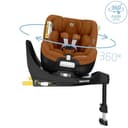 Maxi-Cosi Mica Pro Eco Seggiolino Auto Isofix Girevole 360° Per Bambini 0-4 Anni (40-105 Cm), ClimaFlow, Protezione dagli impatti laterali G-CELL, Omologato I-Size R129, Authentic Cognac - 2