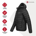 HÖHENHORN 21H12 Balmhorn Herren Jacke Midnight Black Hood Gr. M - 2