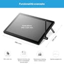 Wacom Cintiq 16 (Edizione 2025) – Tavoletta grafica con schermo – tablet con penna creativa 2.5K compatto con Wacom Pro Pen 3, vetro antiriflesso, supporto pieghevole e USB-C - 4