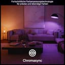 Philips Hue White & Color Ambiance E27 LED Glühbirne, 810lm, 16 Mio. Farben, dimmbares LED Licht, Leuchtmittel steuerbar via App und Stimme, kompatibel mit Amazon Alexa, 2er Pack, neue Generation - 5