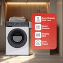 Nilson Lavadora 6Kg Carga Frontal Blanco NL6200AI. 1600W, 1200rpm, Motor Inverter, 11 Programas, Función Stop&Go, Tambor Diamante, Clase de Eficiencia Energética A - 4