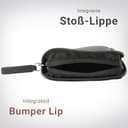 honju Bike Neopren Tasche für TomTom Rider 500/550 / 50 LE (Displayschutz, Schutz vor Kratzern & Schmutz) - schwarz - 4