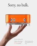 Spigen Classic C1 Funda con Soporte para Filtro de Aire Integrado Compatible con Mac Mini M4 / M4 Pro Chip (2024) - Tangerine - 7