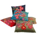 Casa Moro Boho Chic Dekokissen Livia BEIGE 40x40 mit Füllung & Blumen-Schau Bestickt | Zierkissen bunt quadratisch Couch-Kissen Sofa-Kissen KI10002 - 3