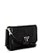 GUESS Women's Noelle II Crossbody Flap Organiser Shoulder Bag, black, Unit size - 2