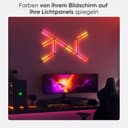 Nanoleaf Lines 60 Grad Starter Kit, 9 Smarten LED RGBW Lichtleisten - Modulare WLAN 16 Mio. Farben Wandleuchte Innen, Musik & Bildschirm Sync, Funktioniert mit Alexa Google Apple, für Deko & Gaming - 5