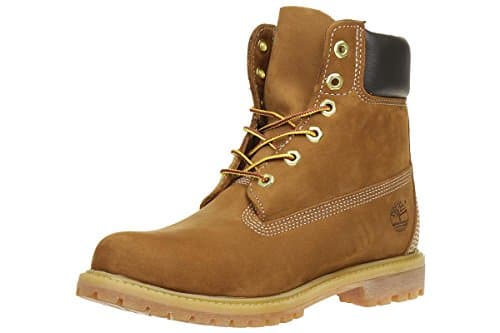 Timberland Women's 6" Premium Waterproof Boots, Brown Rust Nubuck, 38 EU