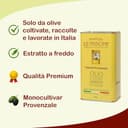 Le Fascine Classico - Olio Extravergine di Oliva 100% Italiano Estratto a Freddo Prodotto da Monocultivar Provenzale (Latta da 5 Litri) - 2