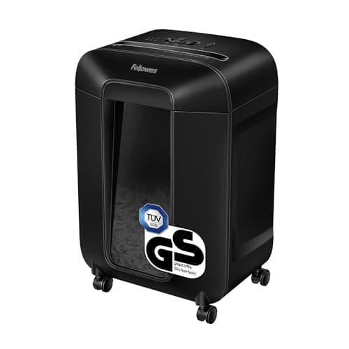 Fellowes Aktenvernichter 12 Blatt (P4), Papierschredder mit Cross-Cut für Homeoffice und Büro, LX85, Schredder mit 19L Papierkorb und Safesense, Aktenvernichter, automatischer Rücklauf