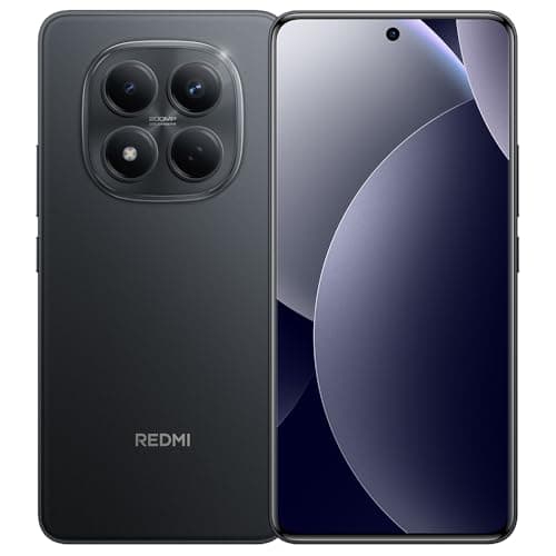 XIAOMI Redmi Note 15 Pro, Smartphone 8+256GB, Batteria a lunga durata da 6500mAh, Fotocamera da 200MP, Resistenza all'acqua IP65, Display AMOLED FHD+ da 6,77", Nero, Caricabatterie non incluso