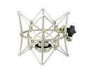 U87 Ai Shock Mount, supporto per microfono compatibile con Neumann U87 Ai, U67 Set, U89 i e TLM 67 microfono a condensatore di SUUNTOK, argento - 1