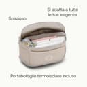 Bugaboo Organizer Multitasche Passeggino, Compatto e con Tasche Facili da Raggiungere, Accessorio Indispensabile per gli Oggetti Essenziali del Tuo Bambino, in Desert Taupe - 3