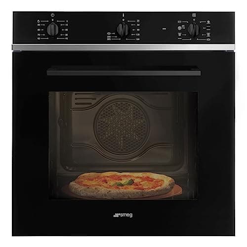 Smeg Forno 65LT MULTI8 A Nero Pizza SF64M3PZB