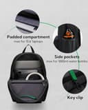 Waterfly Lightweight School Backpack 20L: Casual Daypack Hiking Rucksack for Men Women Work Sports Travel Flight - 3