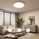 Yeelight Smart Deckenleuchte, Deckenleuchten LED Deckenlampe Close-to-Ceiling Lights 23W 1500 Lumen, 2700K-6500K Dünn, Kompatibel mit Alexa Dimmbar für Wohnzimmer Schlafzimmer Küche Weiß 32cm - 7