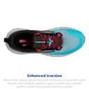 Brooks 1203921B487 Cascadia 17 Donna, Bluefish/Black/Diva Pink EU 37.5 - 4