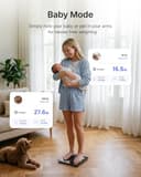 RENPHO Bascula de Baño Digital, Bascula Grasa Corporal y Muscular con App, Bascula Inteligente para Fitness, 13 Monitores de Composición Corporal Peso IMC Muscular, Elis 1 - 6