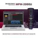 Marantz Professional MPM-2000U - Microfono USB a Condensatore per Gaming, Streaming, Podcast e Registrazioni PC/Mac - Cardioide, Shockmount, Cavo USB e Custodia Inclusi, Nero - 6