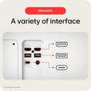 LG SMART Monitor 32U721SA-W, 4K UHD VA 32 inch, 60Hz, 5ms GtG, HDR10, Wi-Fi, Bluetooth, Home office - Remote Desktop, Airplay, webOS smart apps with remote, Speakers, HDMI, USB-C, White - 6