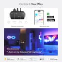 Nanoleaf 4D | TV Screen Mirror + Lightstrips Starter Kit | 4M | For TV up to 65'' / 165cm | 12V, 24W | 120V-240V | EU - 4