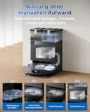 ECOVACS DEEBOT T30e Omni Saugroboter mit Wischfunktion, 25.000 Pa, OZMO Turbo 2.0 Wischen, ZeroTangle 3.0 Anti-Verheddern, Triple-V-Hauptbürste, Omni-Station, 75°C Moppwäsche, Schwarz - 4