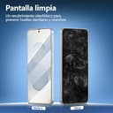 NEW'C 3 Piezas, Protector Pantalla para Samsung Galaxy S25, Cristal templado Antiarañazos, Antihuellas, Sin Burbujas, Dureza 9H, Ultra Transparente, Ultra Resistente - 8