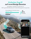 BOTSLAB Dashcam Auto Vorne Innen, 4K+1080P Dual Auto Kamera mit 3,18" IPS-Touchscreen, Super Nachtsicht, App & Sprachsteurung, 5,8 GHz Wi-Fi Dash Cam, GPS, 24/7 Parküberwachung, G-Sensor, 512 GB Max - 8