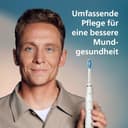 Philips Sonicare DiamondClean 9000 elektrische Zahnbürste, Schallzahnbürste mit App, Drucksensor, 4 Putzmodi, 3 Intensitätsstufen, Ladeglas und USB-Reiseetui, Weiß, Modell HX9911/27 - 2