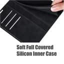 EuoDuo for Realme GT Neo6 SE 5G Wallet Phone Case PU Leather 3D Animal Pattern Flip Folio Pouch Cover with Magnetic Closure Card Holder - Fox in Winter - 5