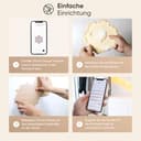 Nanoleaf Elements Hexagon Starter Kit, 7 Smarten Holzoptik LED Panels - Modulare Dimmbare WLAN Wandleuchte Innen, Musik Sync, Funktioniert mit Alexa Google Apple, Deko Wohnzimmer Schlafzimmer Büro - 6